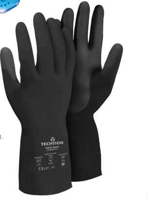 TECHTION Neo Max Chempro - Neoprene blended unsupported gloves - Product Image