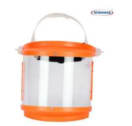 WINDSOR A Type face shield with ratchet (6 x 12) - Product Image
