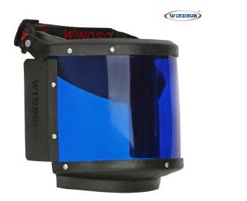 WINDSOR Heat Resistance face Shield+Elastic(6x12) Cobalt Blue - Product Image