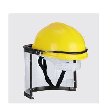 WINDSOR,Safety Helmet(Nape) With Spring Face Shield (8x16)-PC_N - Product Image