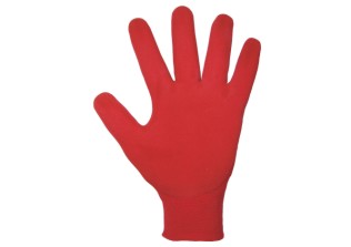 ATLAS knit nylon gloves - Ruby Spongex - GHG - Code: GHG-001-L-R - Product Image