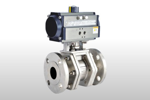 Accurate Pneumatic Control Valve - 3 Piece Design Metal Seated Ball Valve - Product Image