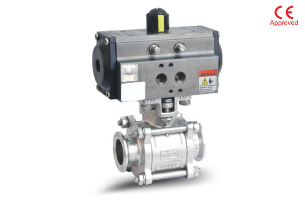 Accurate 3PC Design Triclover End Floating Ball Valve 1/2" to 4" - Product Image