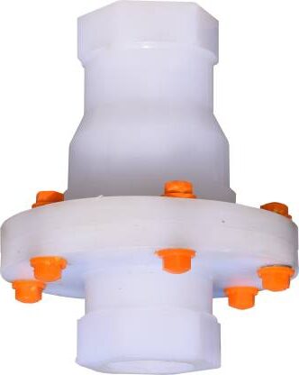 Parthiv Polymer Non Return Valve - Thread End - Flange End - PP - Product Image