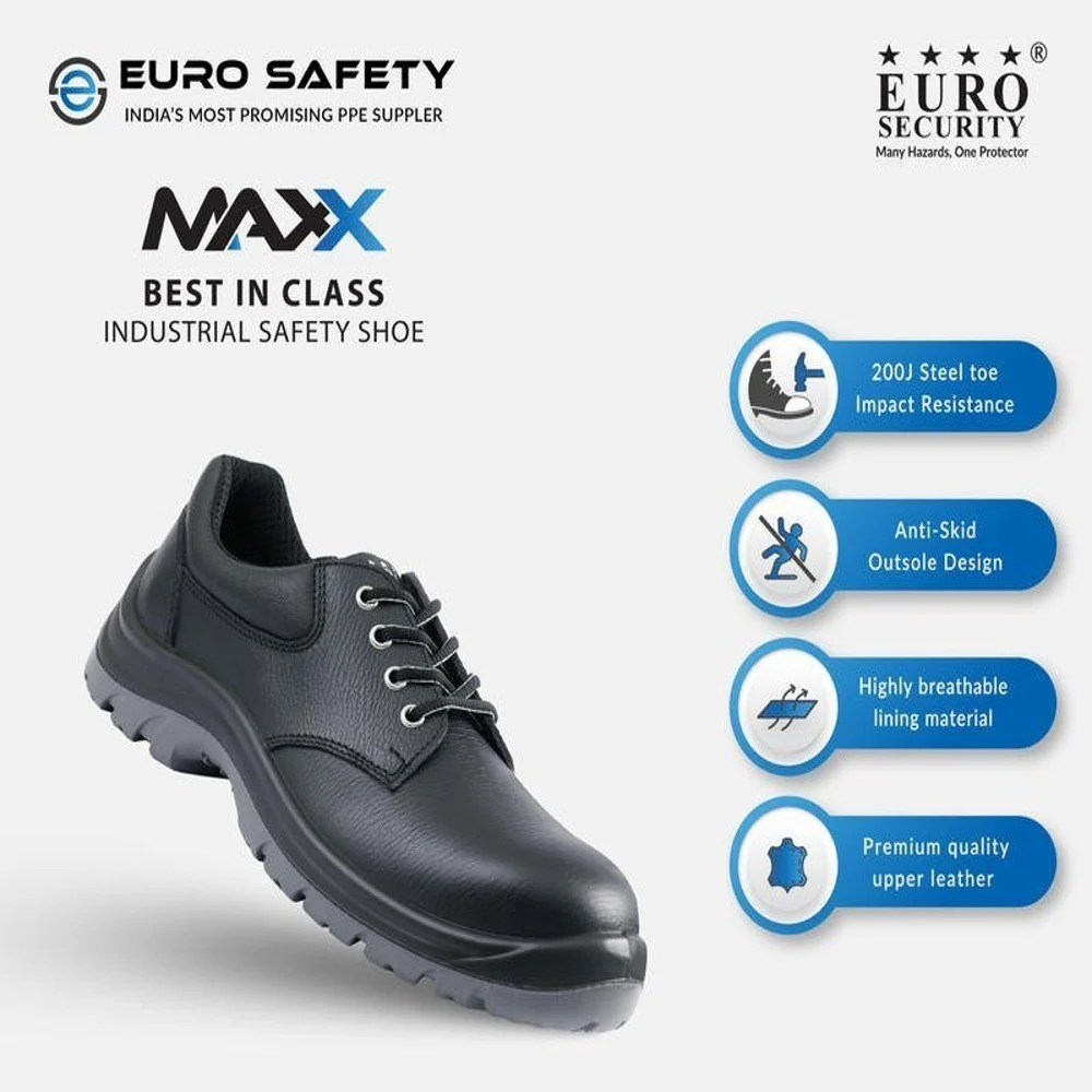Leather Euro Maxx Industrial Safety Shoes - Product Image