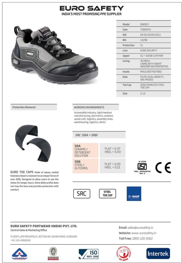 Euro Energy Safety Shoes - Product Image