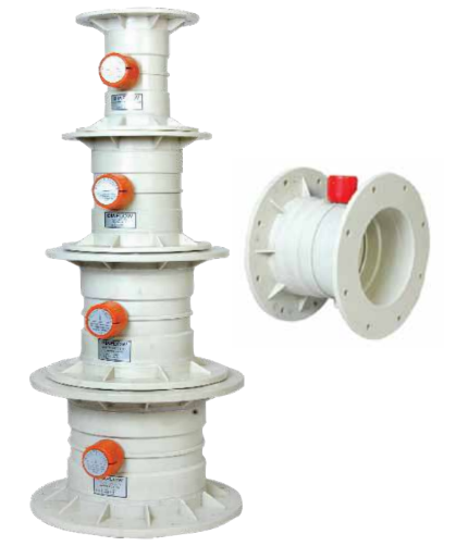 Diaflow Moulded Polypropylene Damper Valves - Product Image