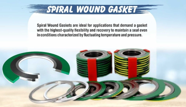 HMT Spiral Wound Gasket  - Stainless Steel - PTFE - Non Asbestos - Ceramic Product Image