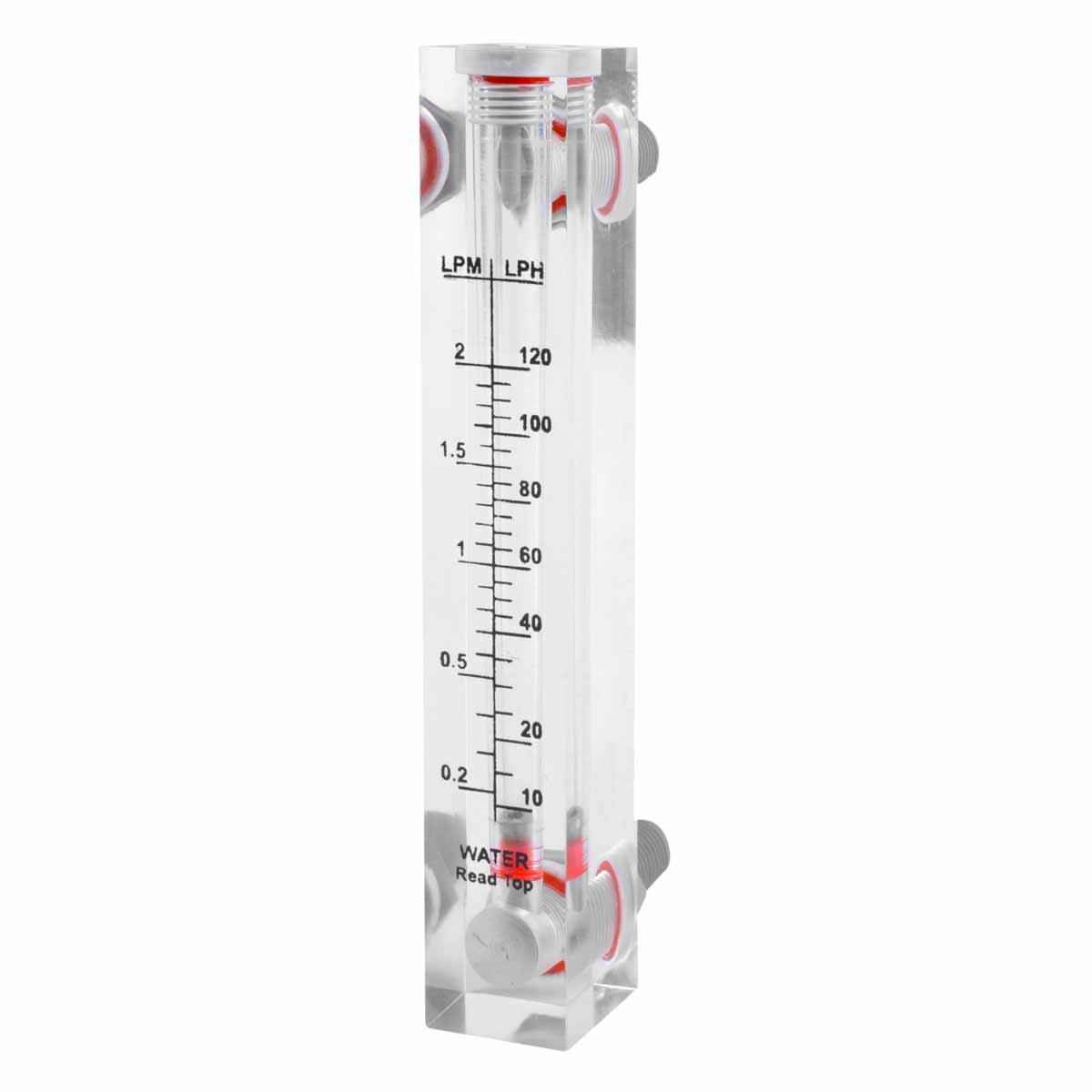 Rotameter - Glass Tube - Acrylic Body - By Pass - Metal Tube Magnetic - Product Image