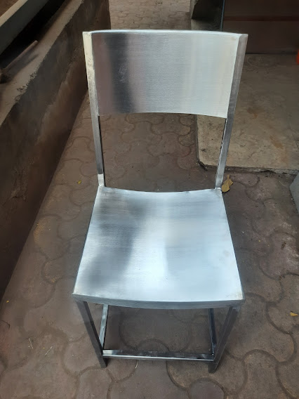 Robins Intech Stainless Steel Chair Product Image