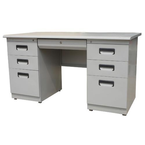 Robins Intech Stainless Steel Office Table - Product Image