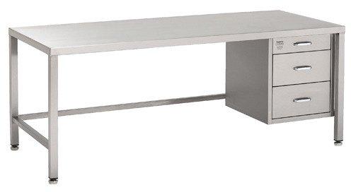 Robins Intech Stainless Steel Table with Drawer Product Image
