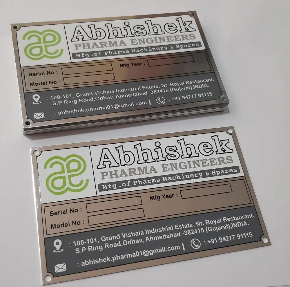 Metal Labels and Stickers - Om Art - Service Image