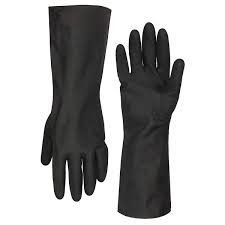 Black Neo Print Gloves - Industrial Application Product Image