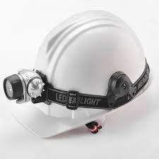 Safety Helmet With Head Light - Industrial Application - Product Image