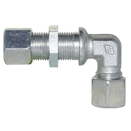 Instrumental Ferrule Fittings - Stainless Steel - Bulk Head Elbow - Positionable Male Elbow - Product Image