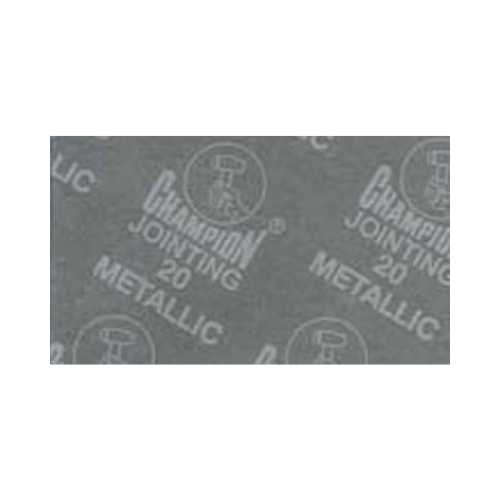 Champion Compressed Asbestos Free Fibre Jointing Sheets & Gasket - 20 Metallic - Product Image