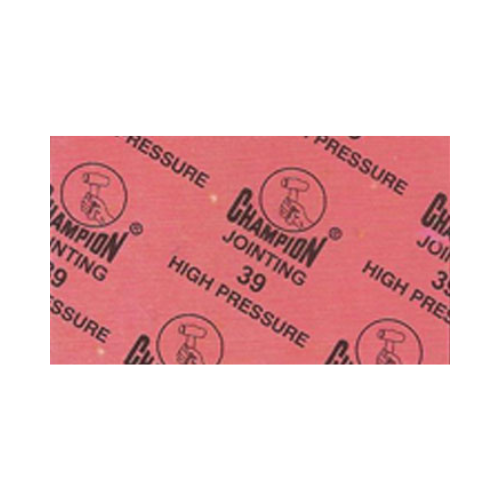 Champion Compressed Asbestos Free Fibre Jointing Sheets & Gasket - 39 High Pressure - Orange/Grey - Product Image