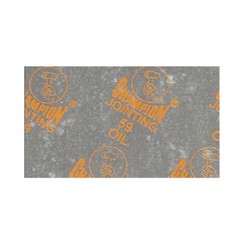 Champion Compressed Asbestos Free Fibre Jointing Sheets & Gasket - 59 Oil - Dark Grey - Product Image