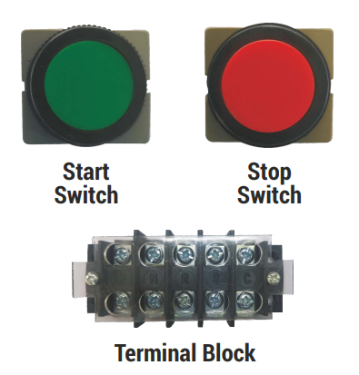 LT MR-G Series Digital Single Phase Controller Spares - Switch - Mounting Kit - Terminal Block - Digital Module Manual/Auto - Product Image