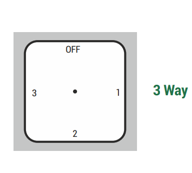 LT Multi Step Switches with OFF - 3 Way - Product Image