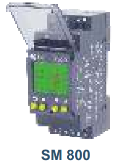 LT Digital Voltage Monitoring Relay Series - SM800 3 Phase 3W 4W - Selectable Under / Over Voltage - Product Image