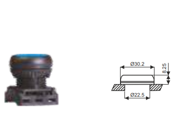 LT Gen Next Push Button & Selector Actuators - Modular Remote Control Units - Diameter 22.5mm - Product Image