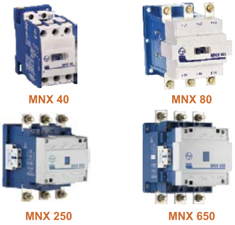 LT 3 Pole Power Contactors - Type MNX - AC3 Range 9A to 650A - Product Image