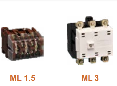 LT 3 Pole Power Contactors - Type ML - AC3 Range 25A to 300A - Product Image