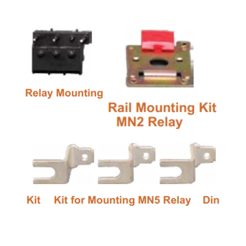 LT Thermal Overload Relays Accessories - Relay Mounting Kit - Mounting MN5 Relay - DIN Rail Mounting Kit - Product Image