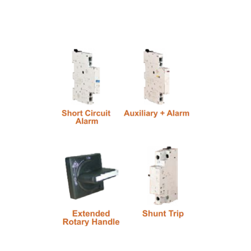 LT MOG Accessories Relay - Short Circuit Alarm - Auxiliary - Rotary Handle - Shunt Trip - Product Image