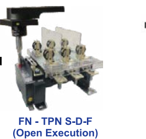 LT Fuse Units Type TPN S-D-F - Range 32A to 800A - Suitable for DIN fuse-link - Product Image