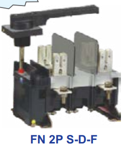 LT Fuse Units Type FN S-D-F - Range 32A to 630A - Suitable for DIN fuse-link (2P) in open execution - Product Image