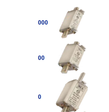 LT DIN Type Fuse Links Type HN - HRC Fuses - Rated Current 63A to 800A - Product Image