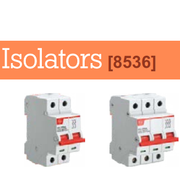 LT Isolators - Rating 40A 63A 80A 100A - Product Image