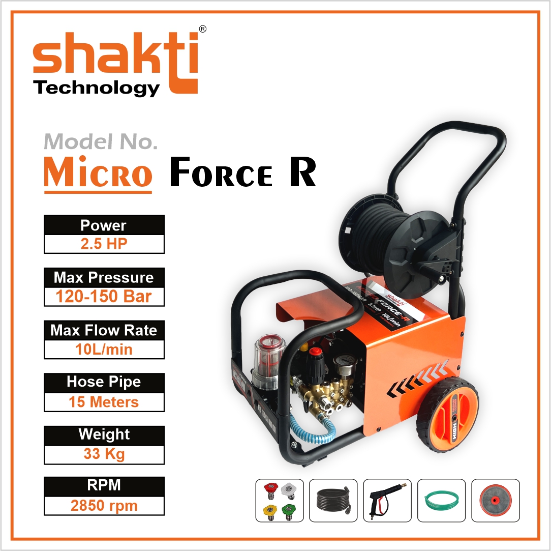 SHAKTI MAKE MICRO FORCE-R PRESSURE WASHER PUMP - Product Image