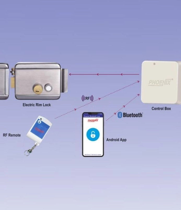 Phoenix Home Automation & Security Products Access Control System Mobile/Remote Lock System PWL-RF/BT Product Image