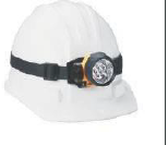 Safety Helmet With Torch Face Shield - Product Image