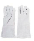 Udyogi Grey Leather Gloves - Product Image