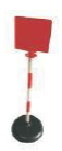 Udyogi Warning Post Bollard - Product Image