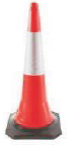 Udyogi Traffic Cone Rubber Base Safety Cone Product Image