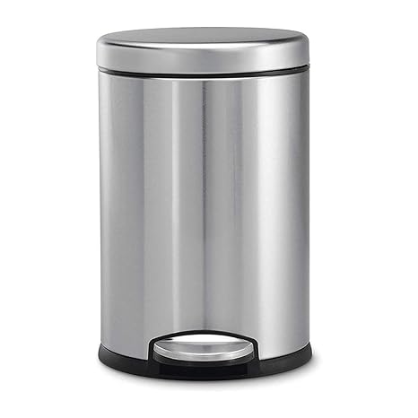 Plain Pedal Bin Stainless Steel - Product Image