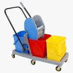 Taksi Wringer Trolley Three Bucket 60 L - Product Image