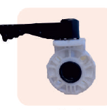 PP Butterfly Valves - Manual Operated - Product Image