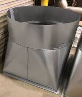 Square To Round Bending Works - 3 inch to 15 inch - Product Image