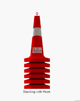LSV Road Safety Cone - 750/100 MM - Product Image
