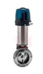Butt Weld Butterfly Valve with Control Cap - Food & Beverage valve - Product Image