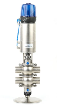 Butt Weld End Mix Proof Valve with Control Cap - Food & Beverage valve Product Image
