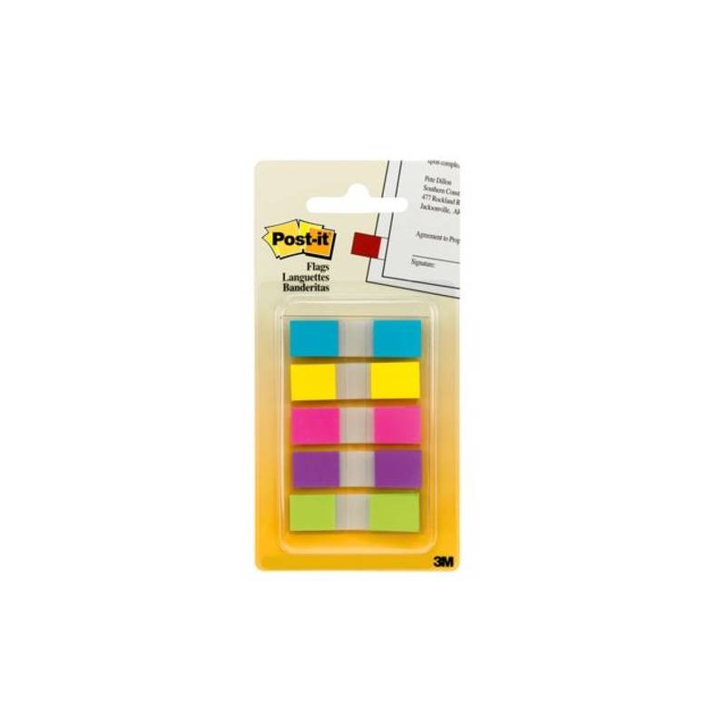 3M Post-It Flags 5 Colors - Product Image