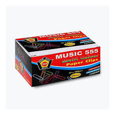 Music555 Color Paper Clips - Product Image